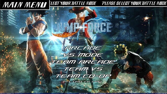 Jump Force Mugen V1 Screenpack 1