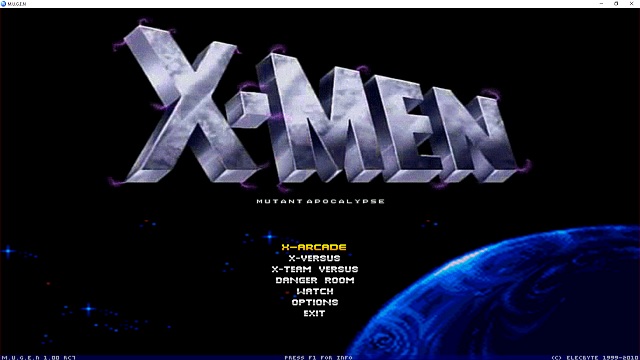 X-Men Mutant Apocalypse Final Mugen Screenpack 1