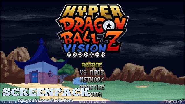 Hyper Dragon Ball Z Vision Ikemen Go V5 Screenpack