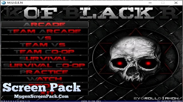 KOF Black Mugen Screenpack